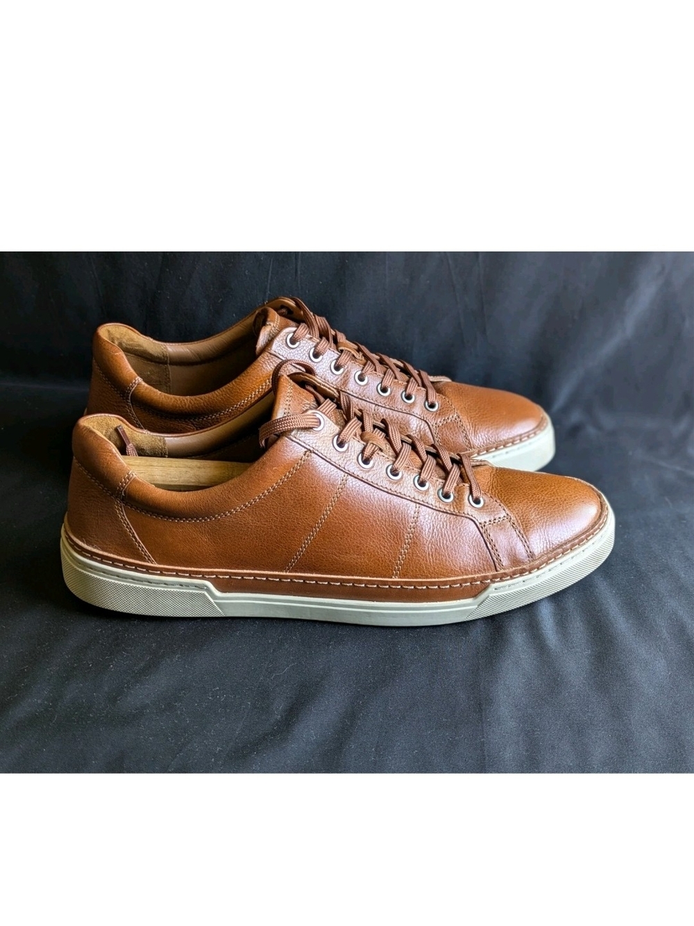 Allen Edmonds Porter City Chili Sneakers Size 14D Brown Leather Derby Lace Up